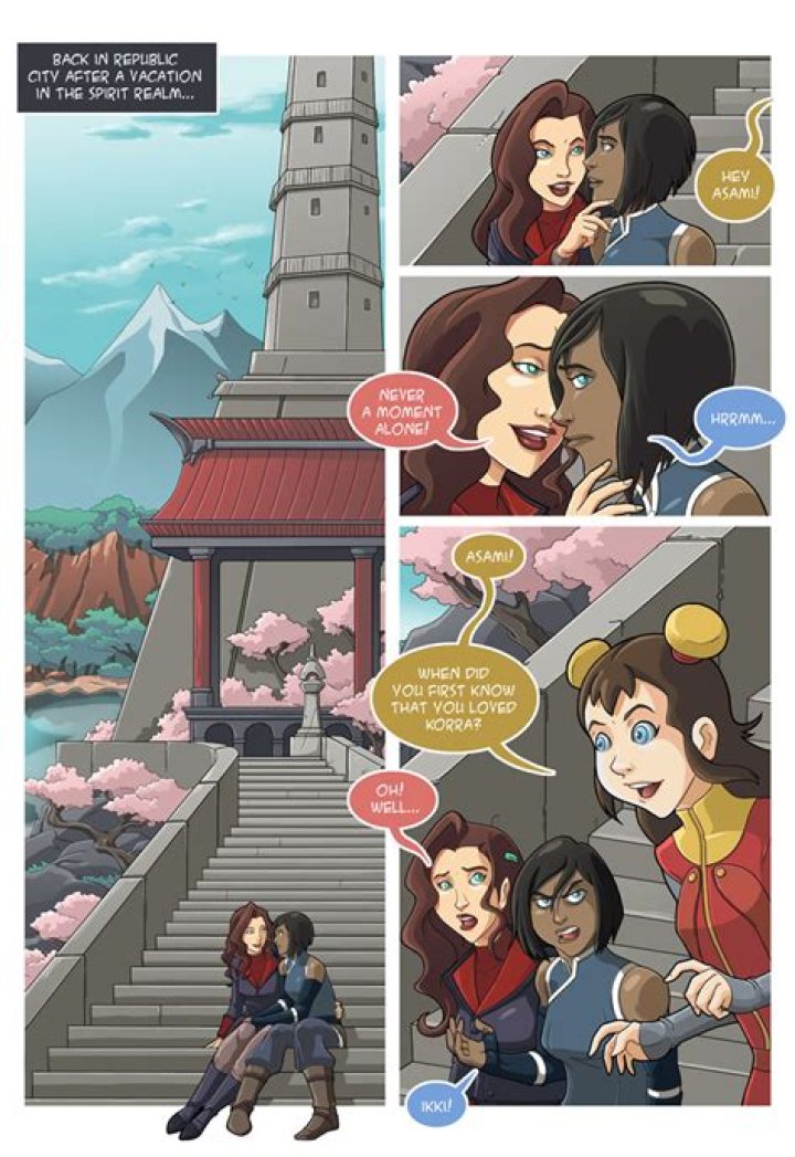 Are Asami and Korra dating?