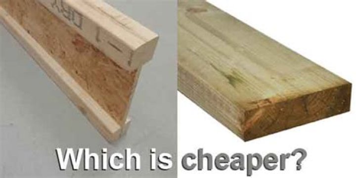 Are I joists cheaper than timber?