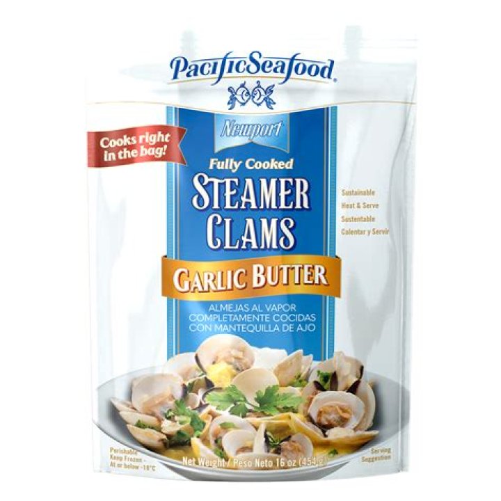 Can cooked steamer clams be frozen?