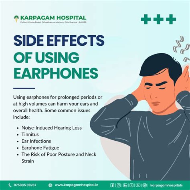 Can earphones cause ear pain?