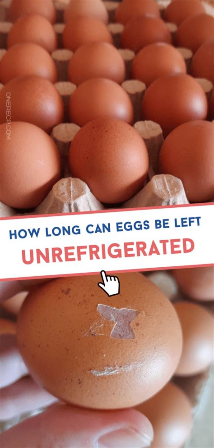 Can eggs be left out overnight for baking?