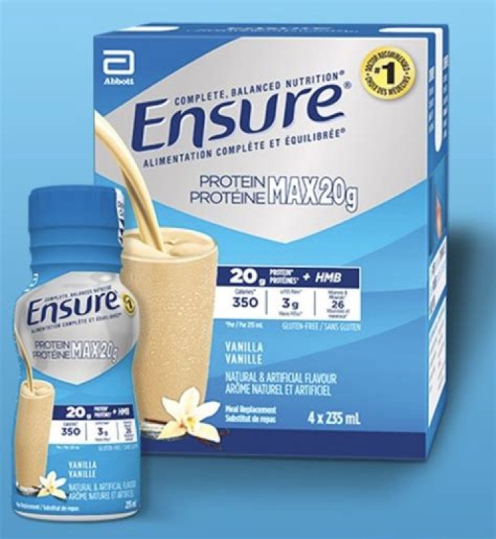 Can ensure powder be mixed with milk?