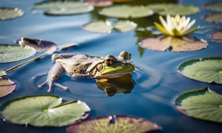 Can frogs live in water?