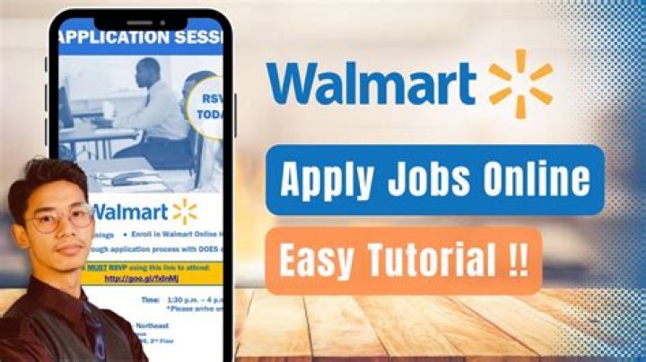 Can I apply for a job at Walmart in person?