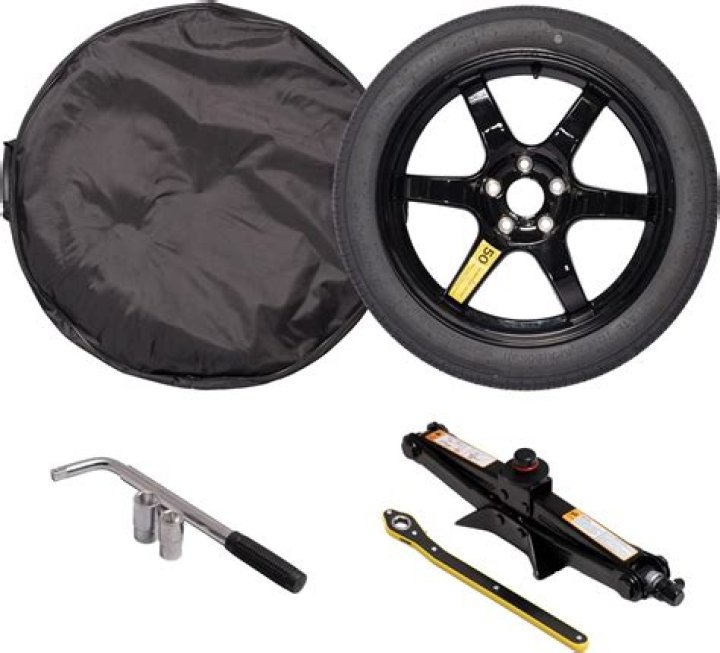 Can I drive a spare tire on the freeway?