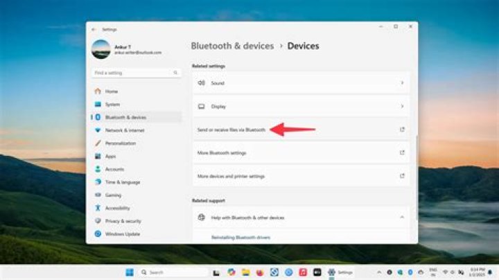 Can I send photos from my phone to my computer via Bluetooth?
