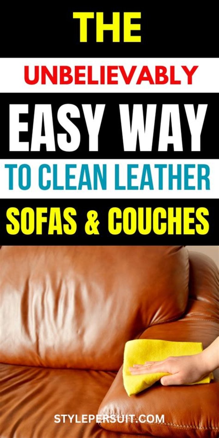 Can I steam clean my leather couch?