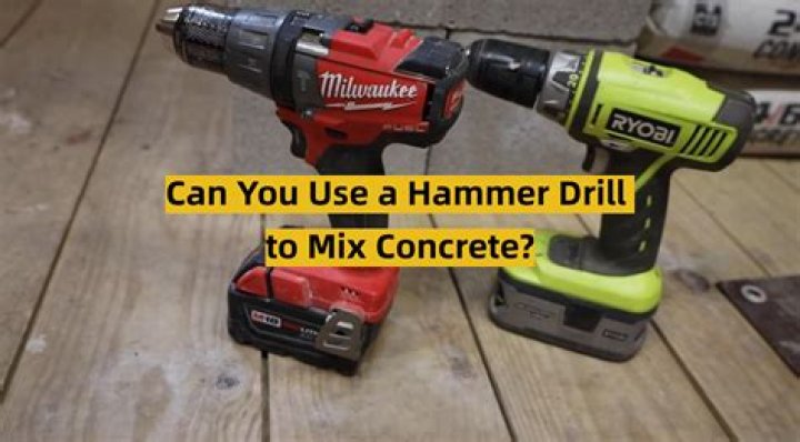 Can I use a drill to mix thinset?
