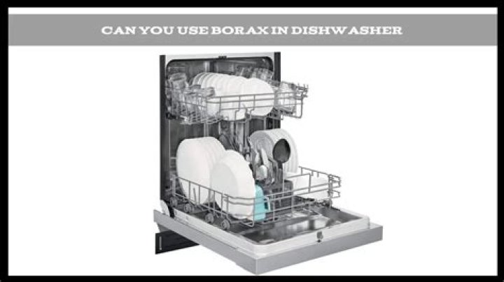 Can I use borax in dishwasher?