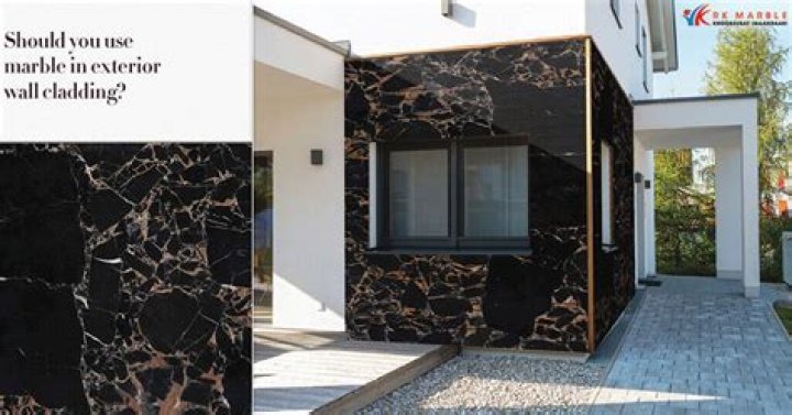 Can marble tiles be used outdoors?