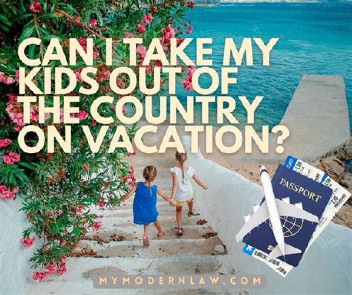 Can my ex wife take my kids out of the country?