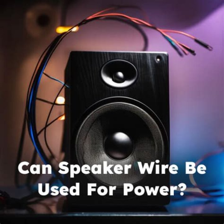 Can speaker wire be used for lighting?