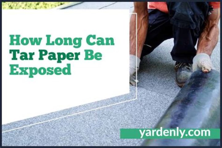 Can tar paper be used indoors?