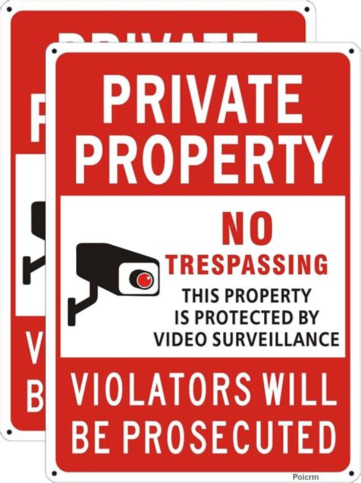 Can trespassers be prosecuted?