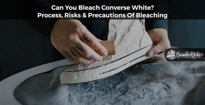 Can you bleach Converse shoes?