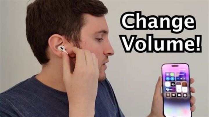 Can you control volume with AirPods?