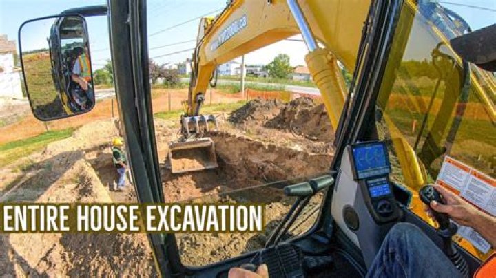 Can you excavate under a house?