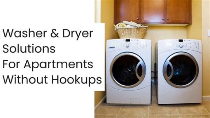 Can you install a washer and dryer anywhere?