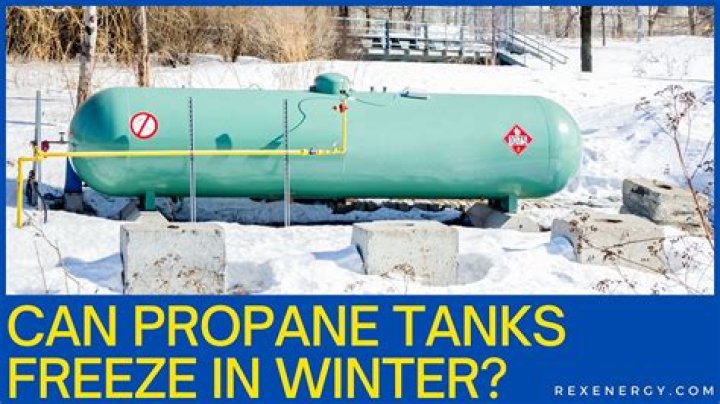 Can you leave propane tank outside during winter?