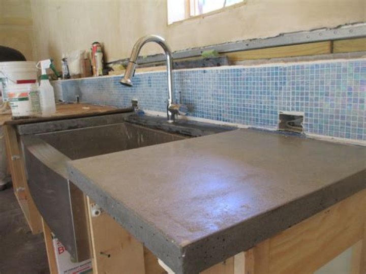 Can you make concrete countertops in place?