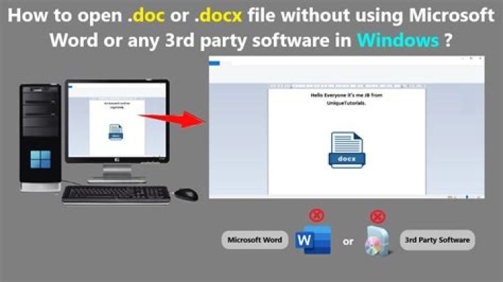 Can you open DOCX on Windows?