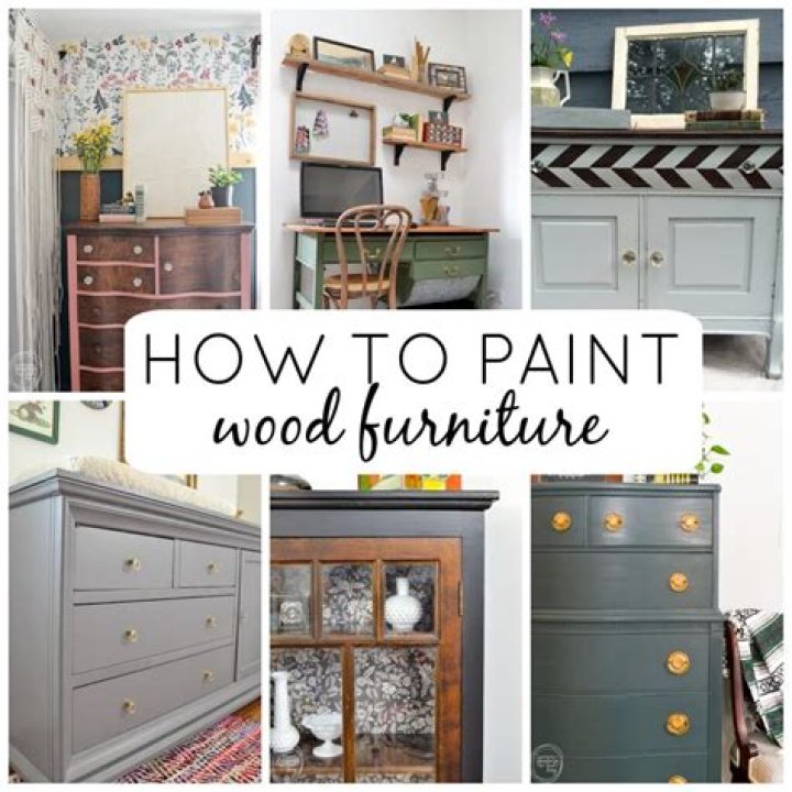 Can you paint furniture with acrylic paint?