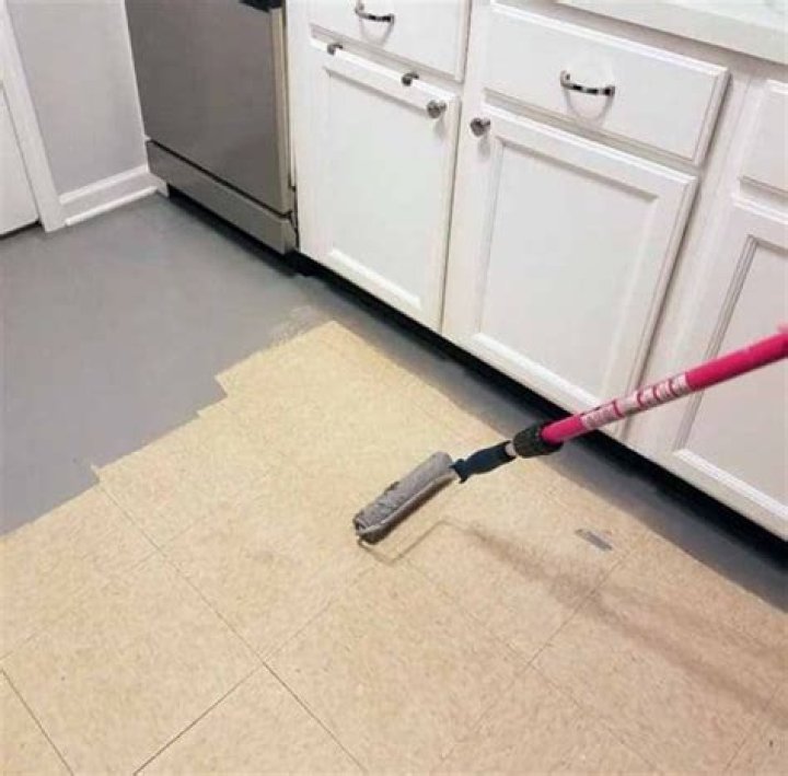 Can you paint old linoleum?