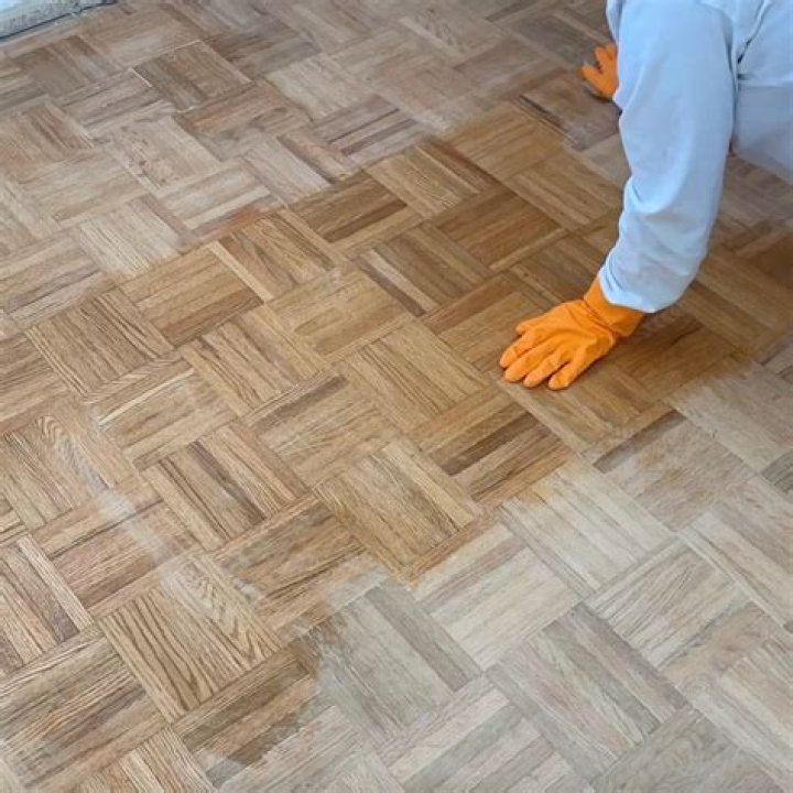 Can you paint over parquet flooring?