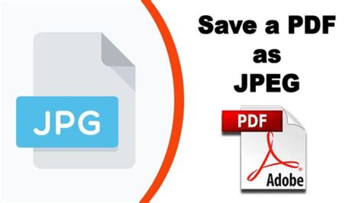 Can you save a PDF as a JPEG?
