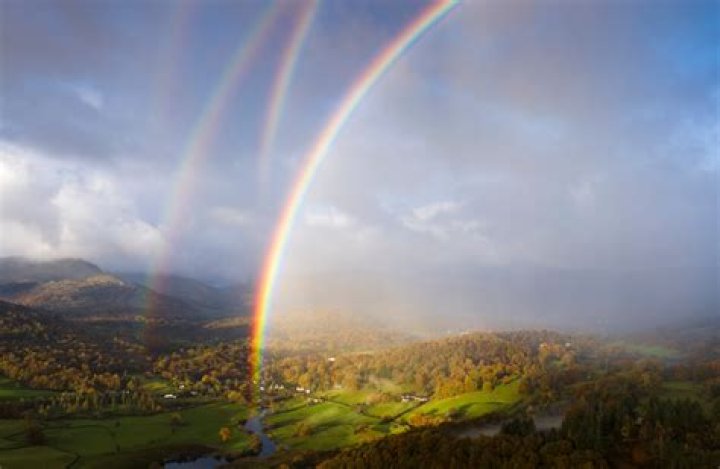 Can you see where a rainbow starts?