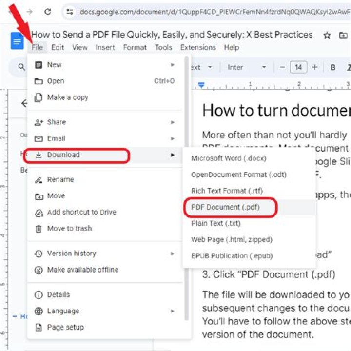 Can you send a PDF file in a text message?