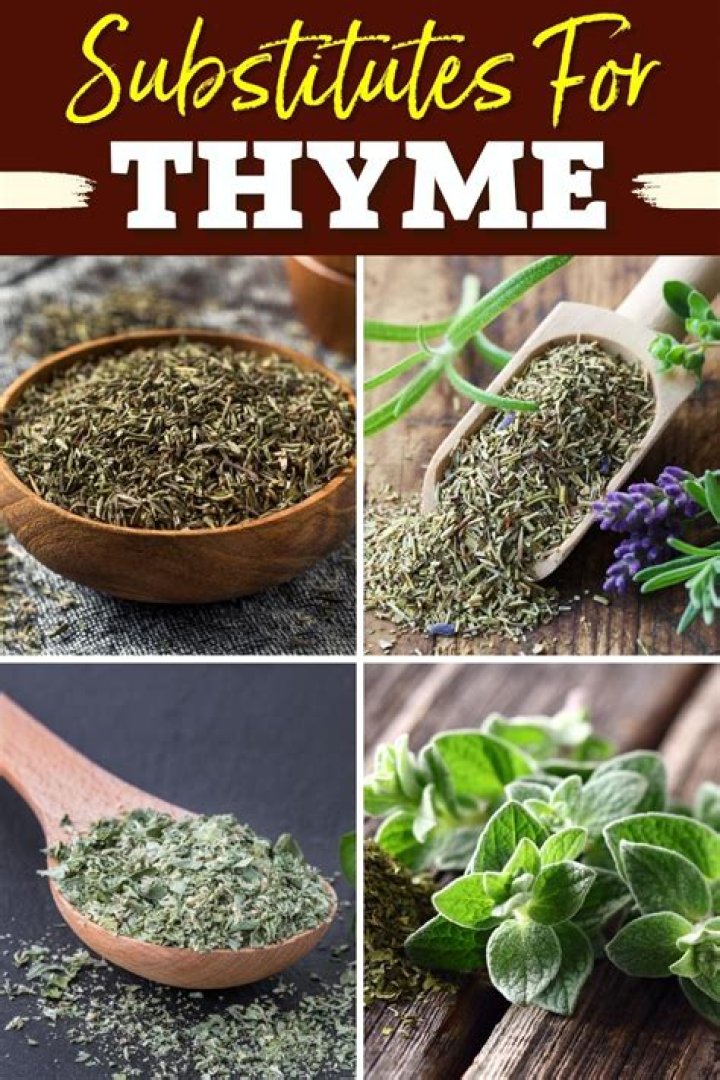 Can you substitute ground thyme for fresh thyme?