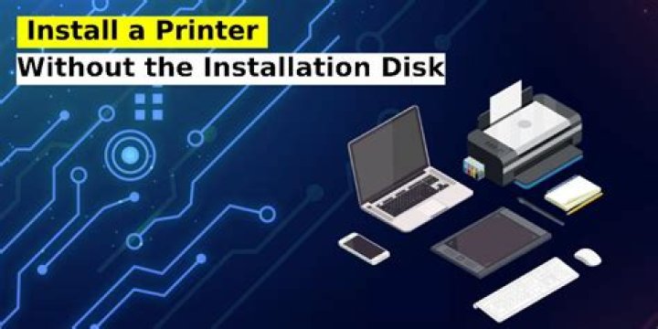 Can you use a printer without the installation CD?