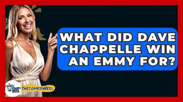 Did Dave Chappelle win an Emmy?