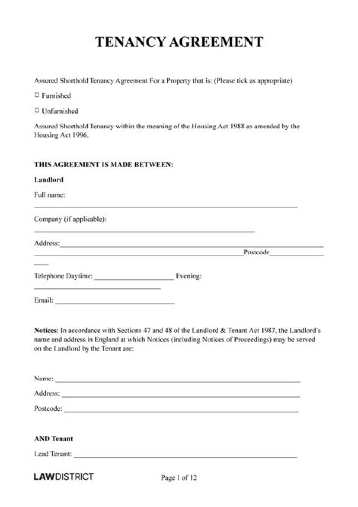 Do both landlords need to sign tenancy agreement?