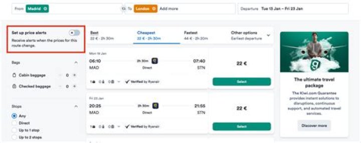 Do flights get cheaper last minute?