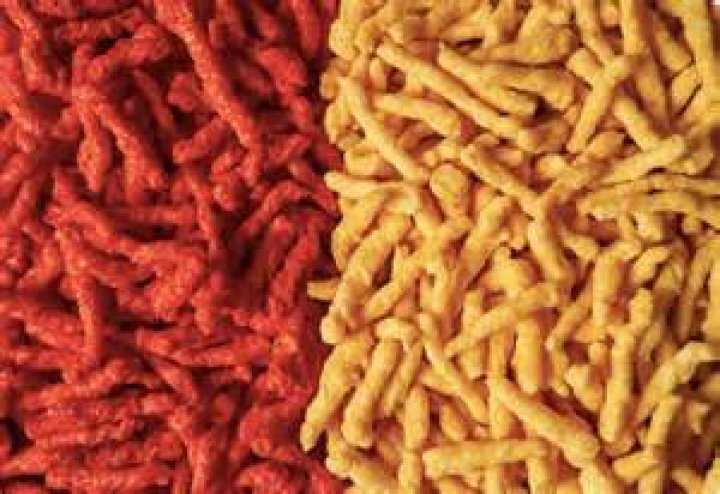 Do Hot Cheetos cause red stool?