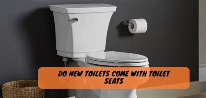 Do Kohler toilets come with seats?