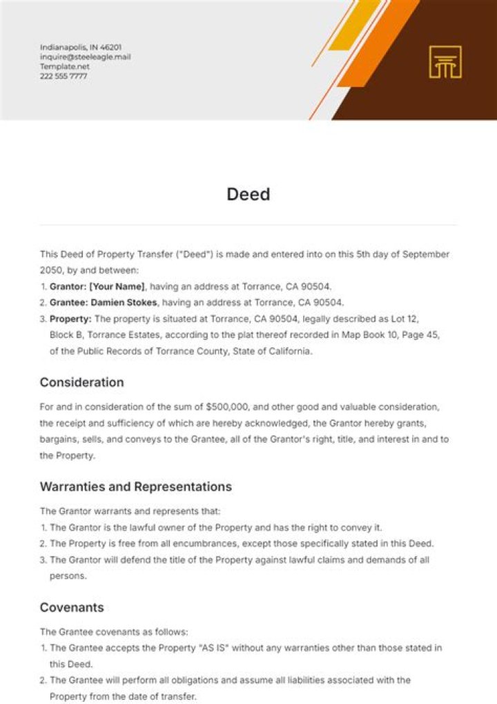 Do you get a deed when you buy a house?