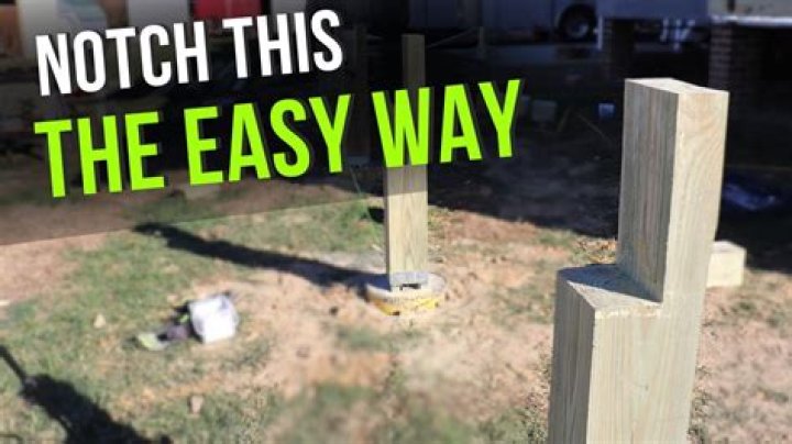 Do you have to notch deck posts?