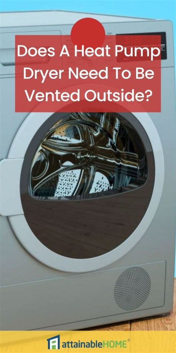 Does a heat pump dryer need to be vented?