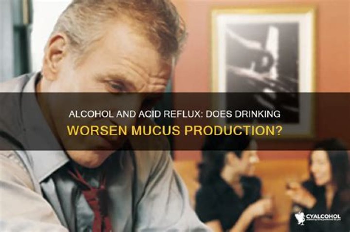 Does alcohol increase acid reflux?