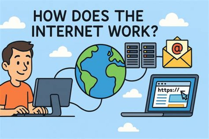 Does Internet use radio waves?