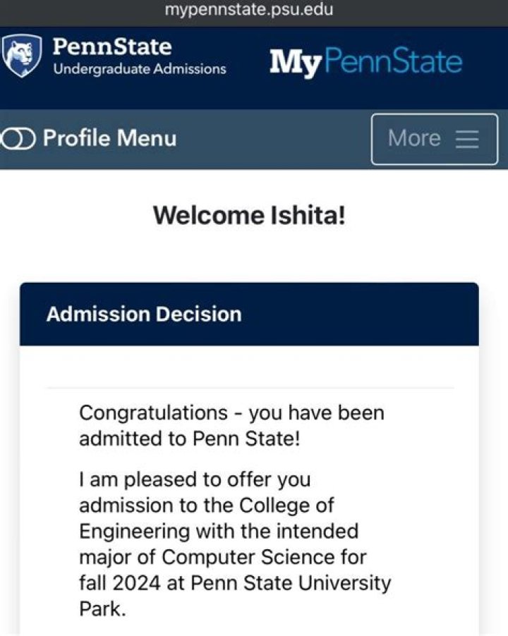 Does Penn State accept transfer students?