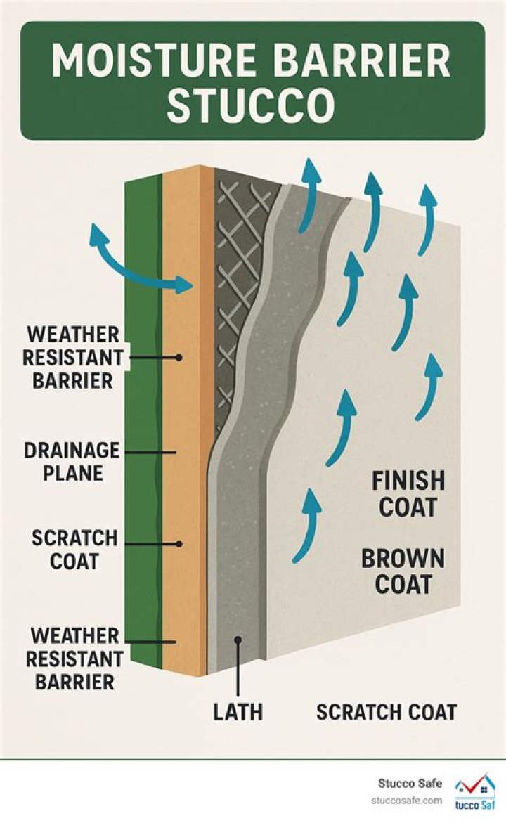 Does stucco absorb water?