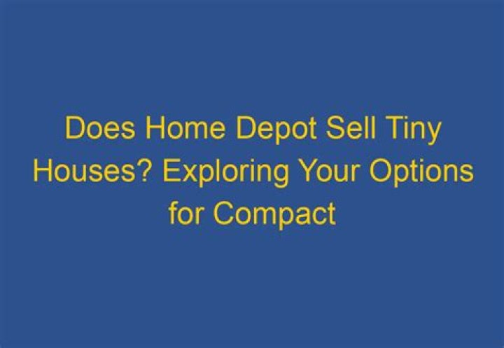 Does Tide sell Home Depot?
