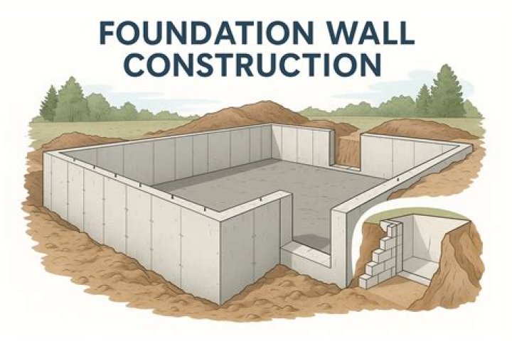 How are basement foundations poured?