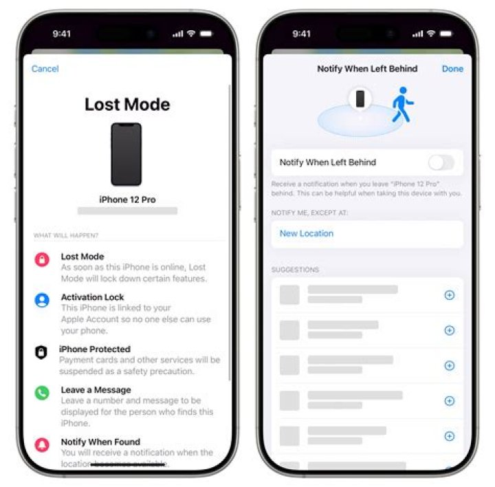 How can I block my lost iPhone?