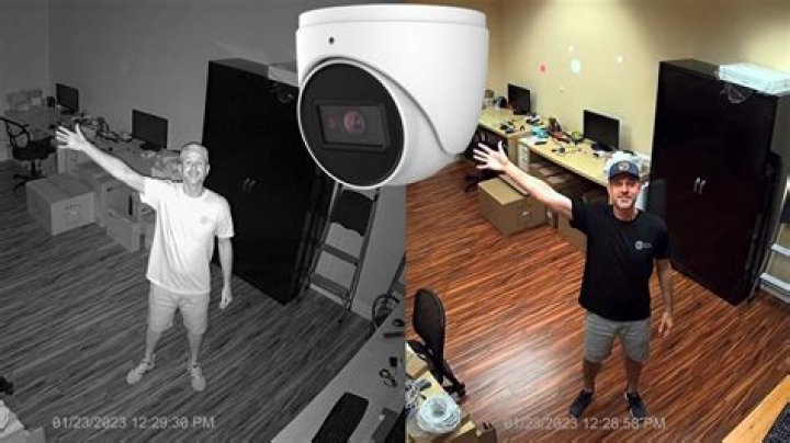 How can I check my security camera footage?