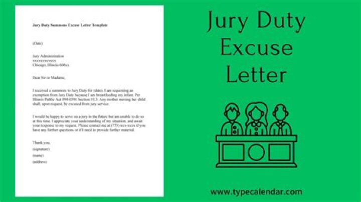 How can I get excused from jury duty?